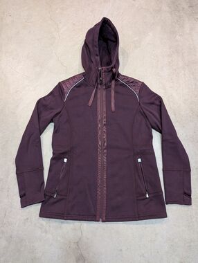 Luly Yang Luleisure Hoodie Full Zip Women's M Red/Purple
